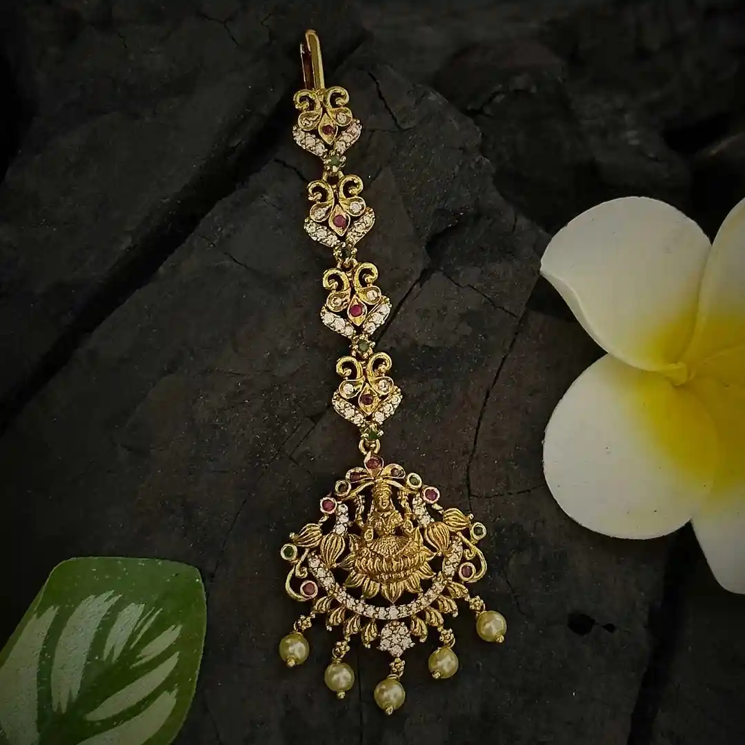Bridal Gold Plated Maang Tikka