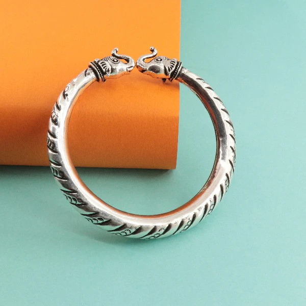 Silver Elephant Kada for Men